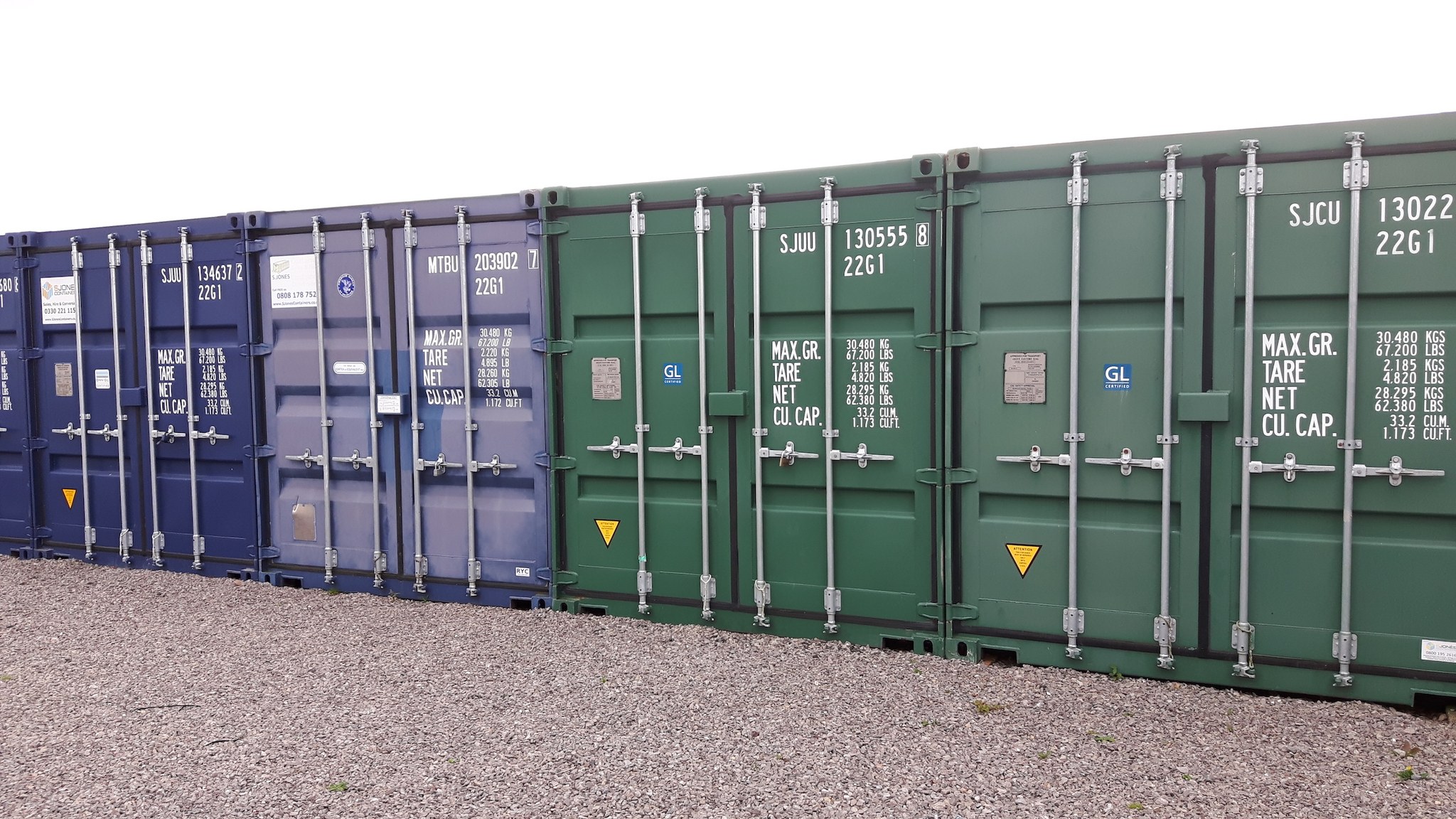secure shipping container storage